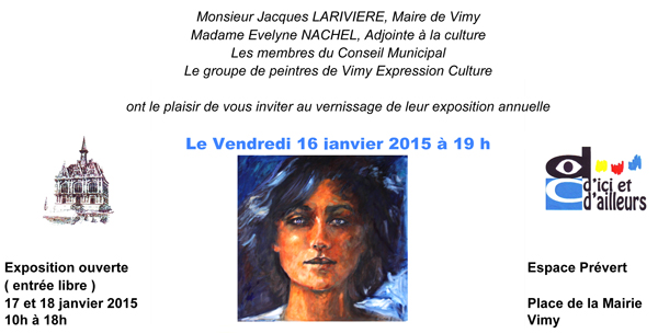 Invitation Vimy 2015